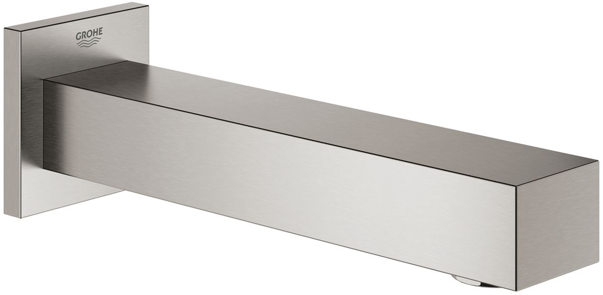 Grohe Eurocube Auslauf für Badewannenarmatur für Badewanne SuperSteel 13303DC0