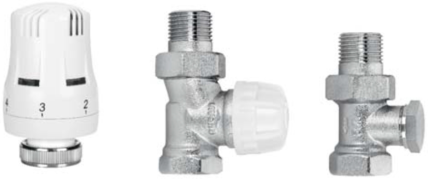 Invena PROV Thermostatset weiß CD-72-P15