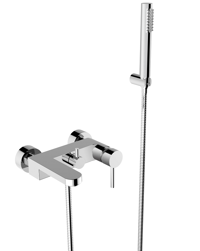 Besco Decco badewannen- und duscharmatur Wand chrom BW-DS-CH