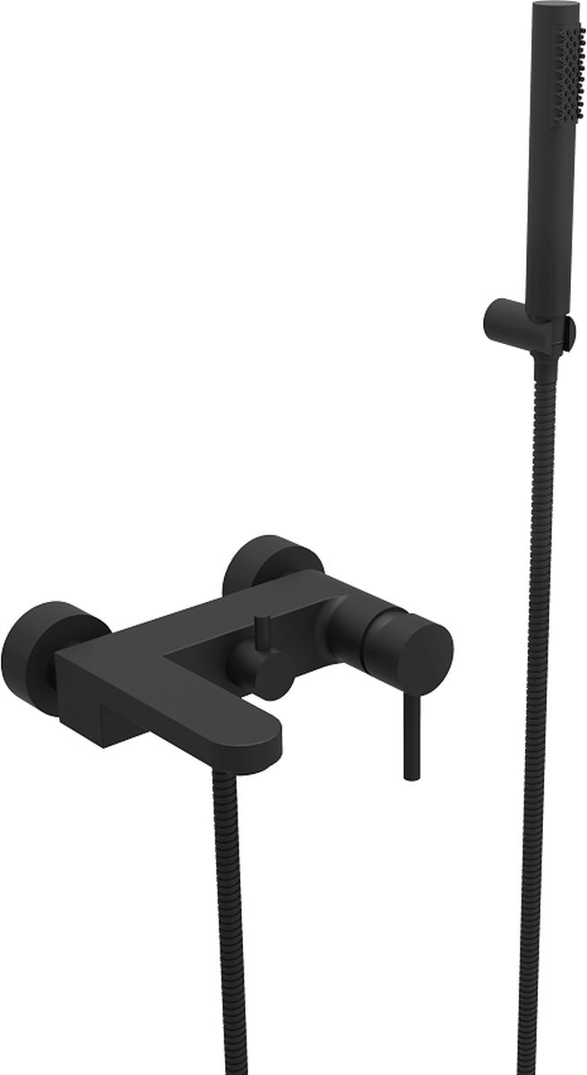 Besco Decco badewannen- und duscharmatur Wand schwarz BW-DS-CZ