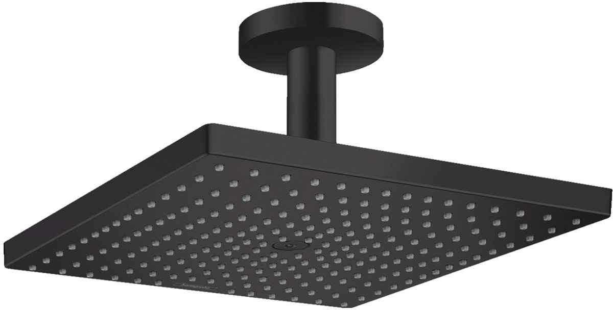 Hansgrohe Raindance Kopfbrause mit Arm 30x30 cm quadratisch schwarz 26250670