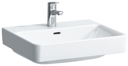 Laufen Pro S Waschbecken 55x46.5 cm rechteckig Klassisch-Aufsatzwaschbecken weiß H8169624001041