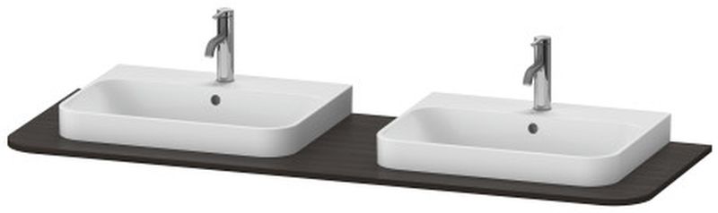 Duravit Happy D.2 Arbeitsplatte 160x55 cm nussig HP032HB6969