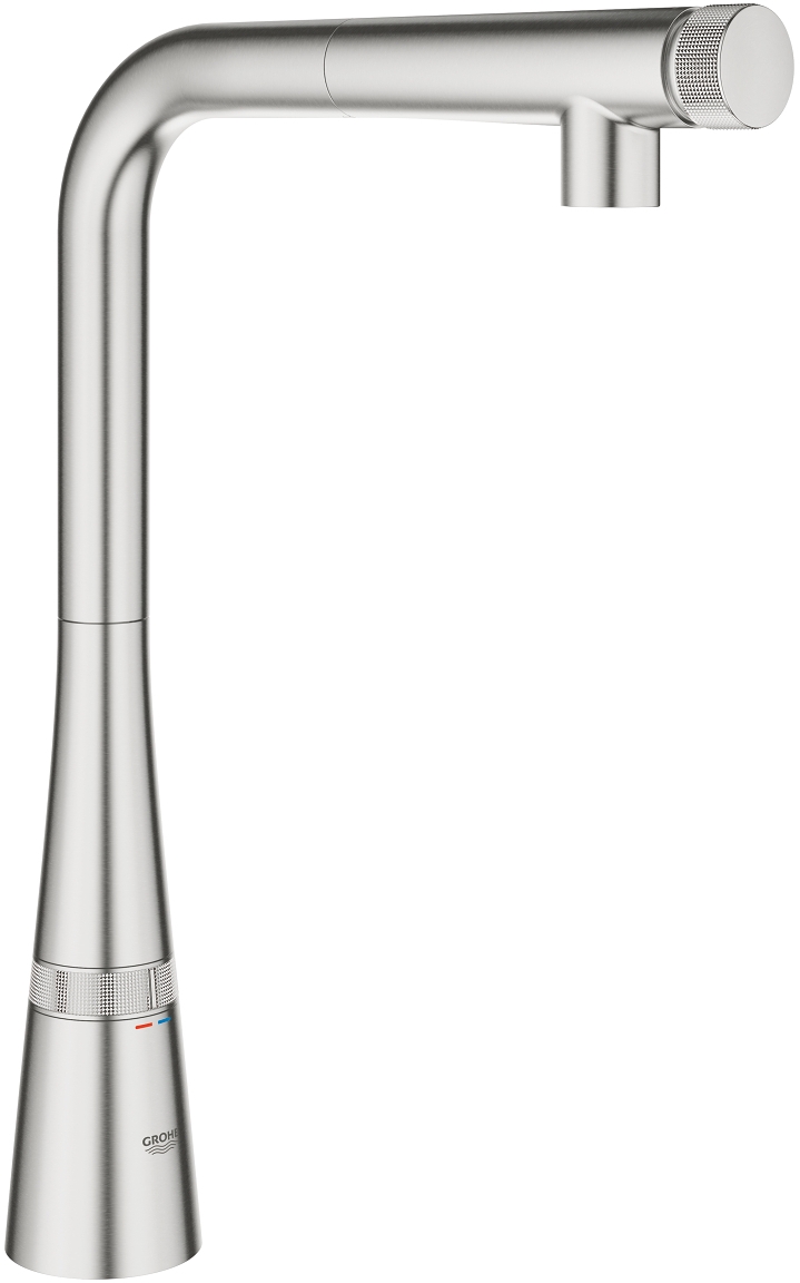 Grohe Zedra Küchenarmatur Stehend SuperSteel 31593DC2