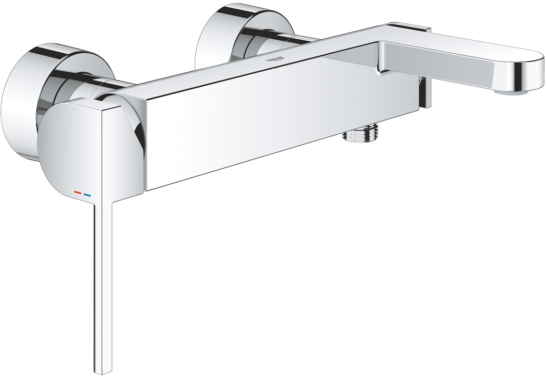 Grohe Plus Badewannen- und Duscharmatur Wandmontage StarLight Chrome 33553003