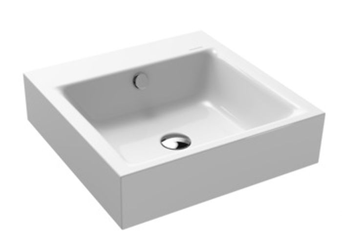 Kaldewei Puro Waschbecken 46x46 cm quadratisch Klassisch weiß 901306003001