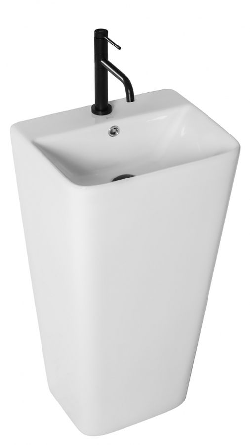 Rea Aris Waschbecken 44x37.5 cm rechteckig Freistehend weiß REA-U5637