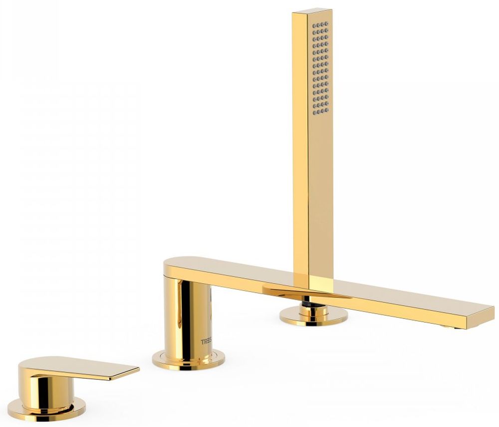 Tres Project Badewannen- und Duscharmatur awannenmontiert gold 211.161.03.OR