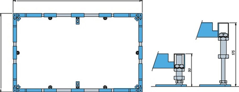 Villeroy & Boch Installationsset für Duschwannen U91412200