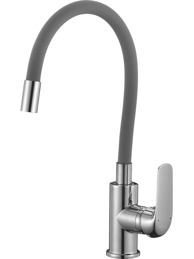 Kuchinox Elza küchenarmatur stehend chrom-grafit/grau BKE961D