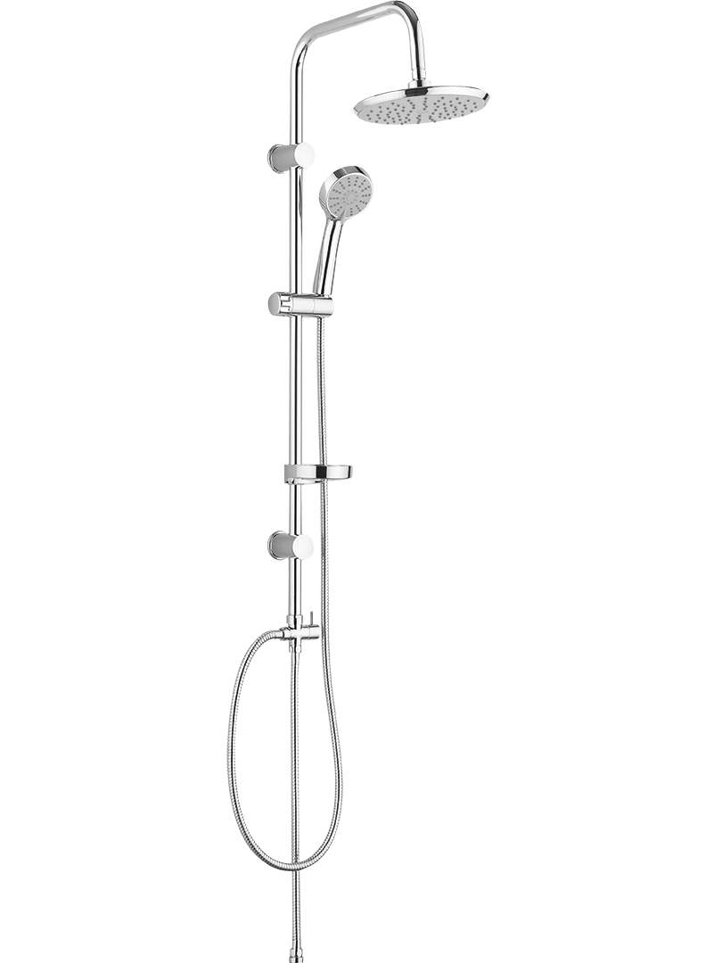 Kuchinox Cento Duschset Wandmontage mit Regenbrause chrom PKC00OX