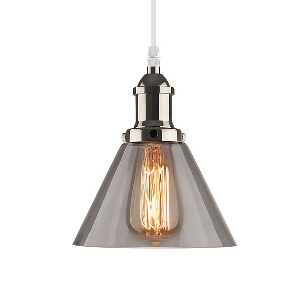 Altavola Design New York Loft Pendelleuchte 1x60 W chrom-verraucht LA034/P_smoky_chrom