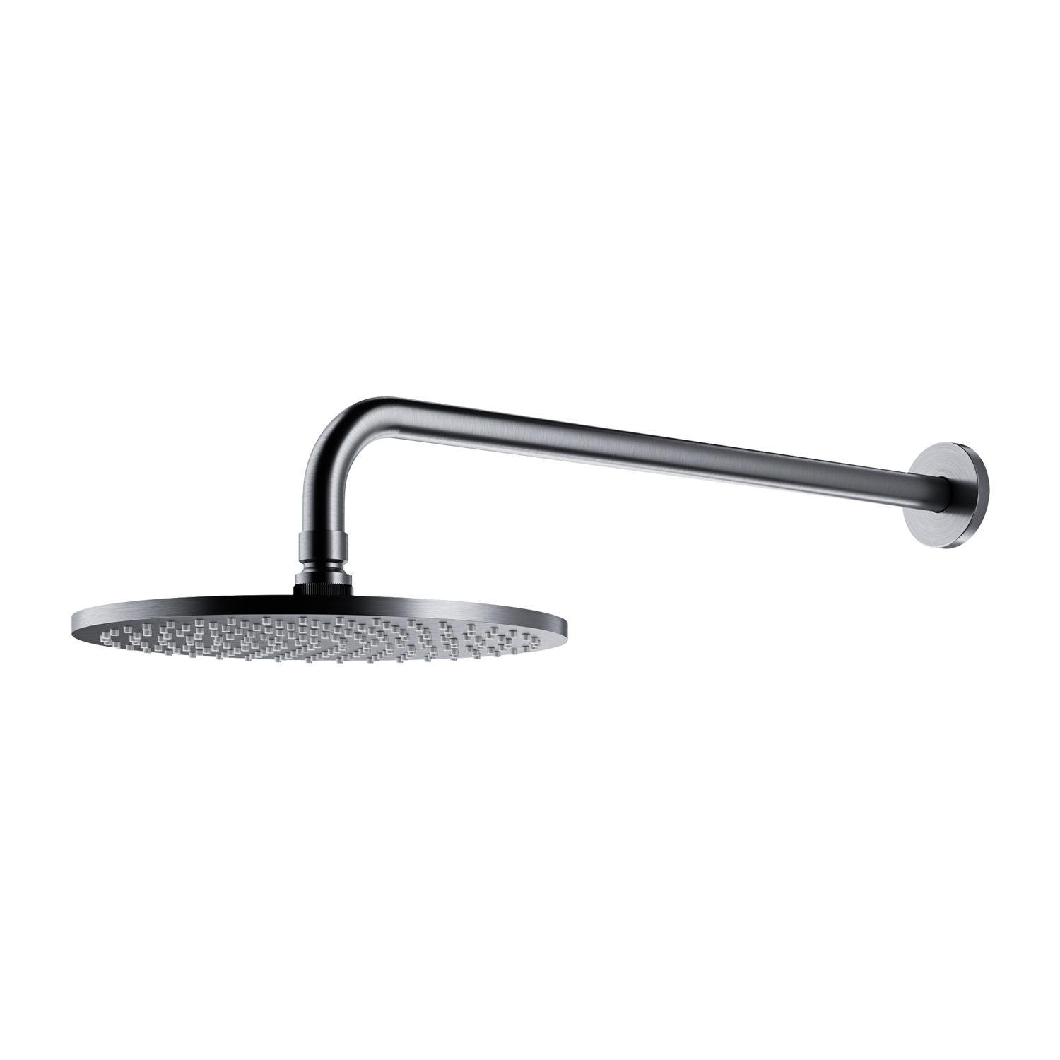 Omnires SlimLine Kopfbrause mit Arm 25x25 cm rund || WGSET1NI