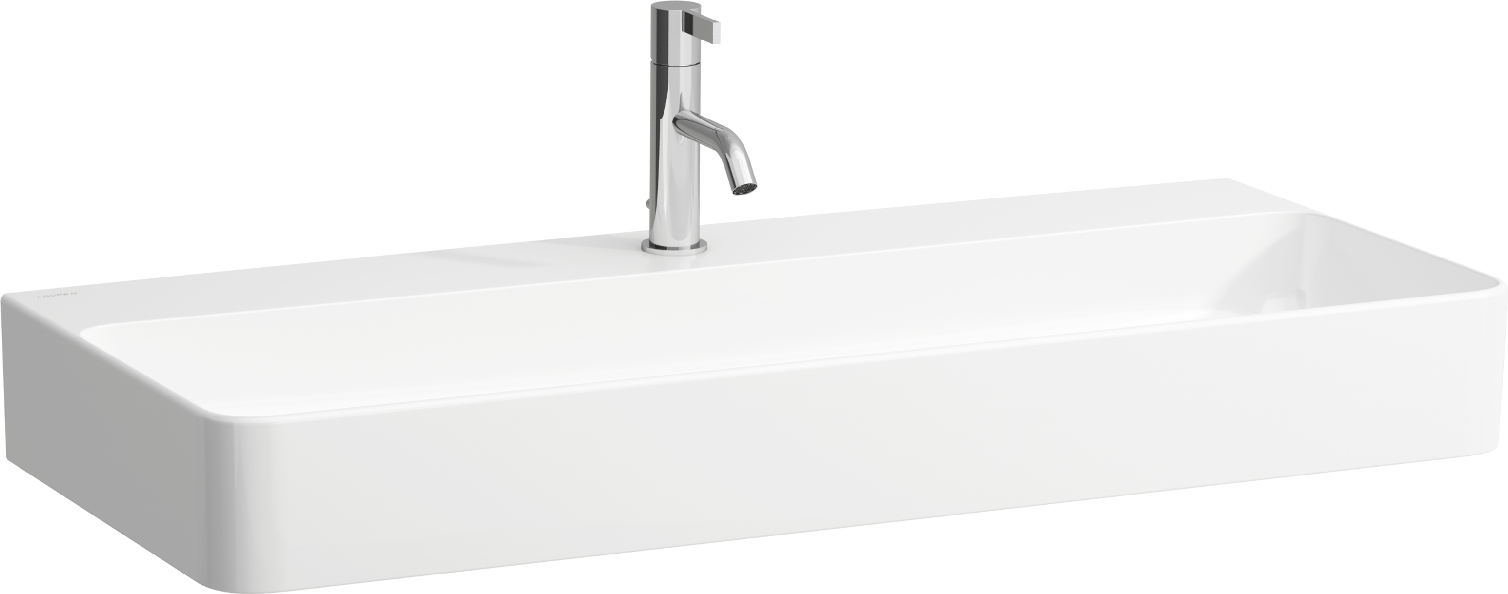 Laufen Val Waschbecken 95x42 cm rechteckig Klassisch-Aufsatzwaschbecken weiß H8162870001041