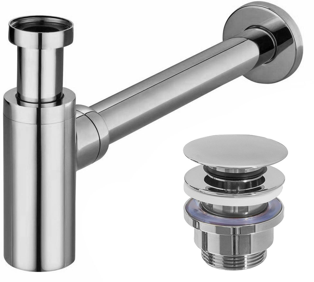 Rea Siphon für das Waschbecken flaschen chrom REA-A5693