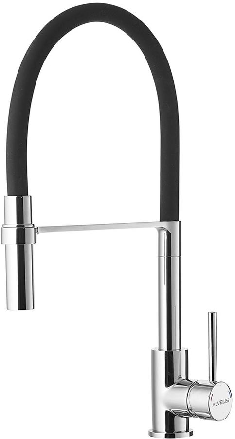 Alveus Elia küchenarmatur stehend chrom-schwarz 1129024