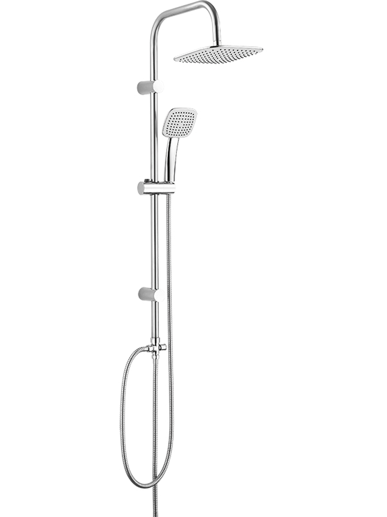 Kuchinox Ondo Duschset Wandmontage mit Regenbrause chrom PG720KX