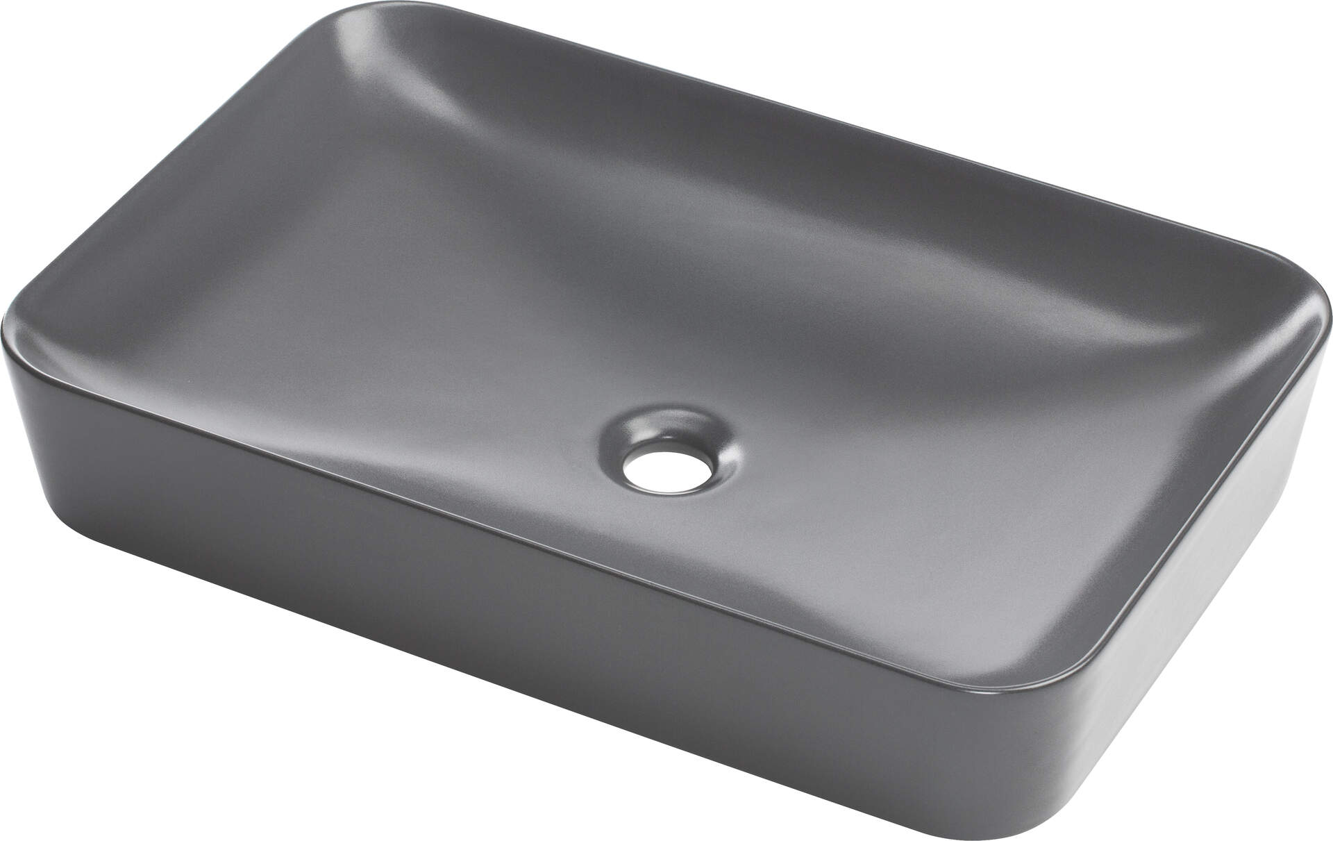 Deante Tess Waschbecken 59.7x39.6 cm rechteckig Aufsatzwaschbecken CDS_DU6S