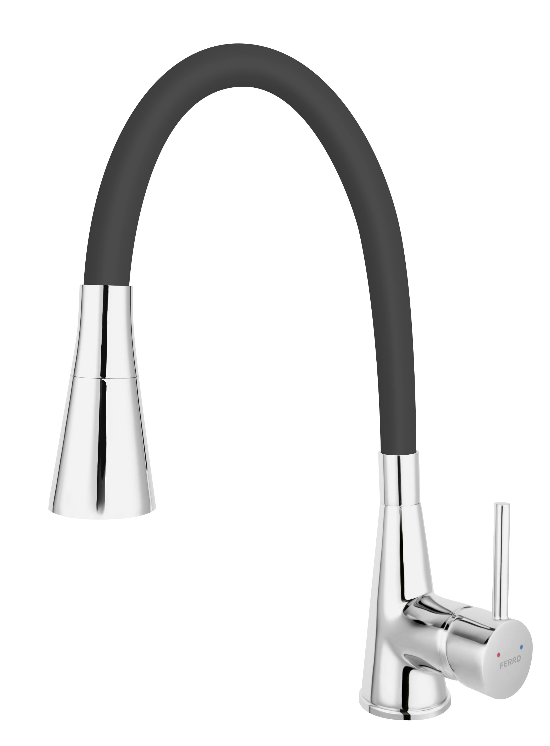 Ferro Zumba II küchenarmatur stehend chrom-schwarz BZA42B
