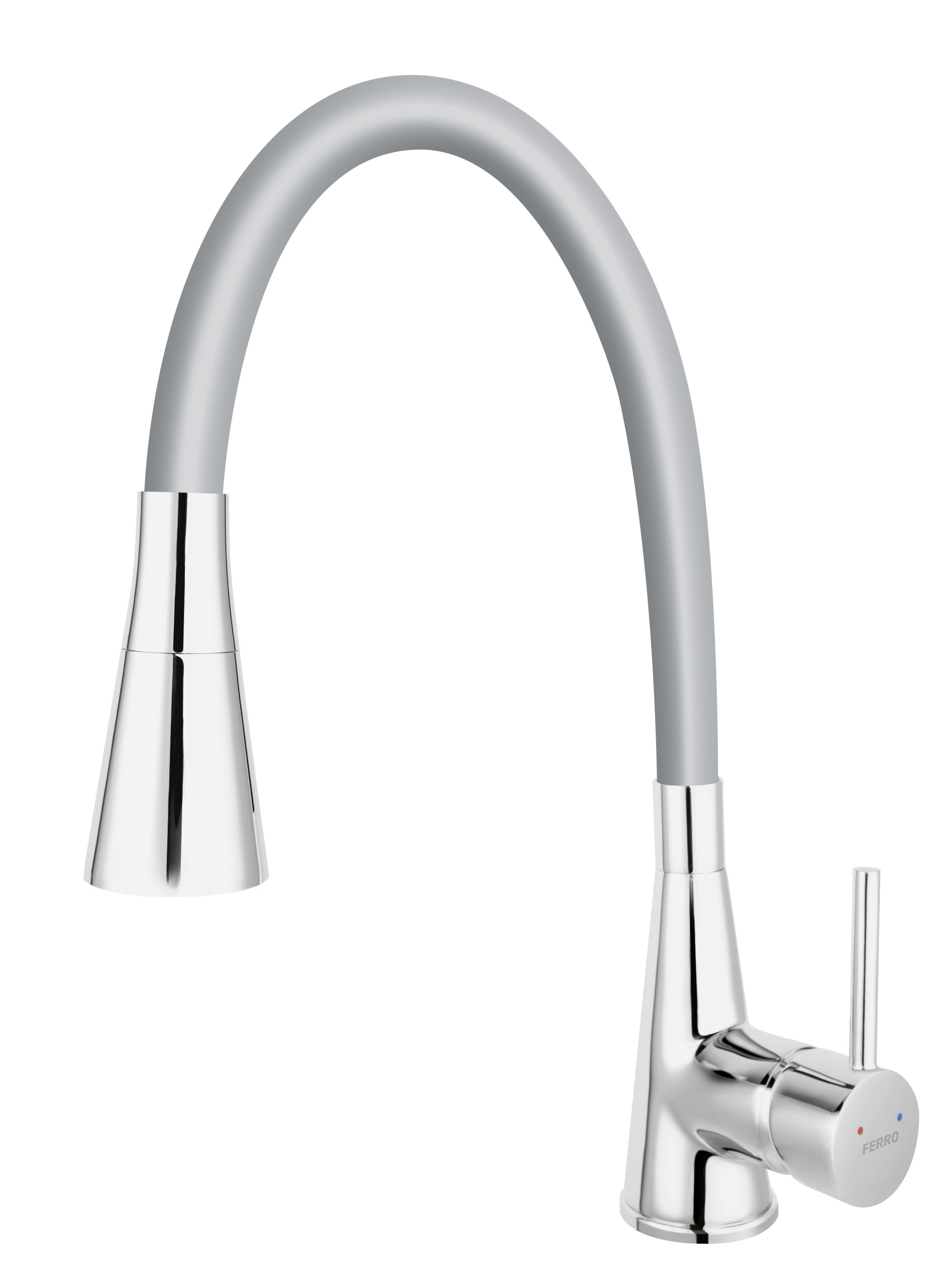 Ferro Zumba II küchenarmatur stehend chrom-grafit/grau BZA42S