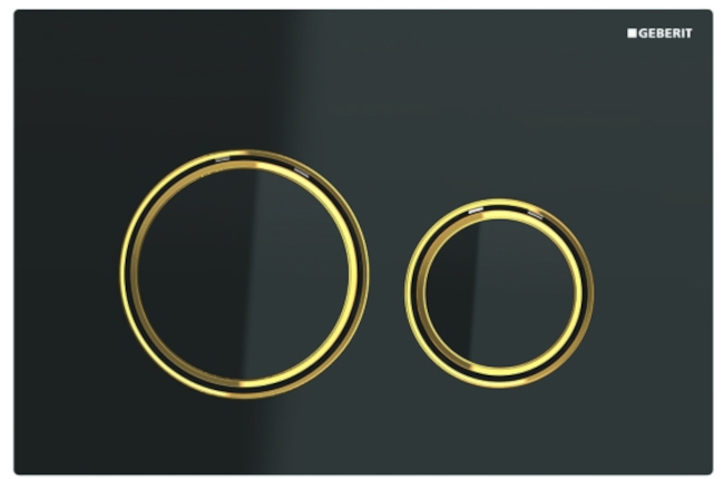 Geberit Sigma50 Betätigungsplatte für Toilette schwarz 115.652.SJ.1