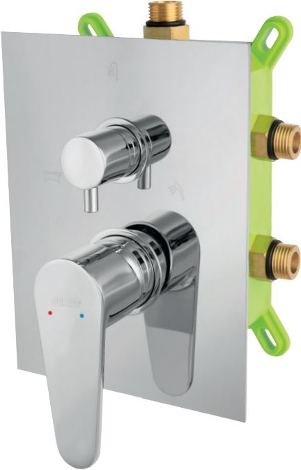 Ferro Algeo badewannen- und duscharmatur Unterputz chrom BAG7P3BOX