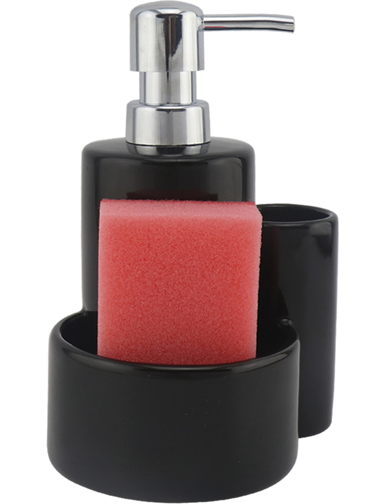 Kuchinox Lupo Flüssigkeitsspender schwarz AMP009M