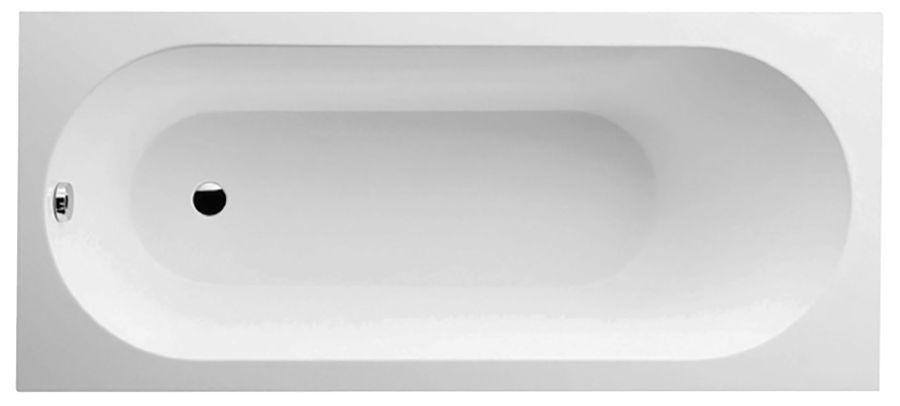 Villeroy & Boch Oberon Rechteckige Badewanne 170x70 cm weiß UBQ177OBE2V-RW