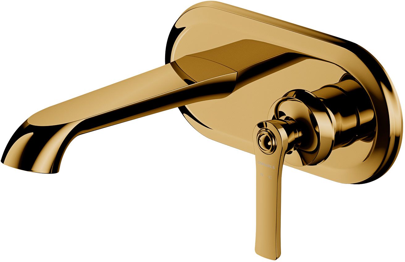 Omnires Armance Waschtischarmatur Unterputz gold AM5215GL