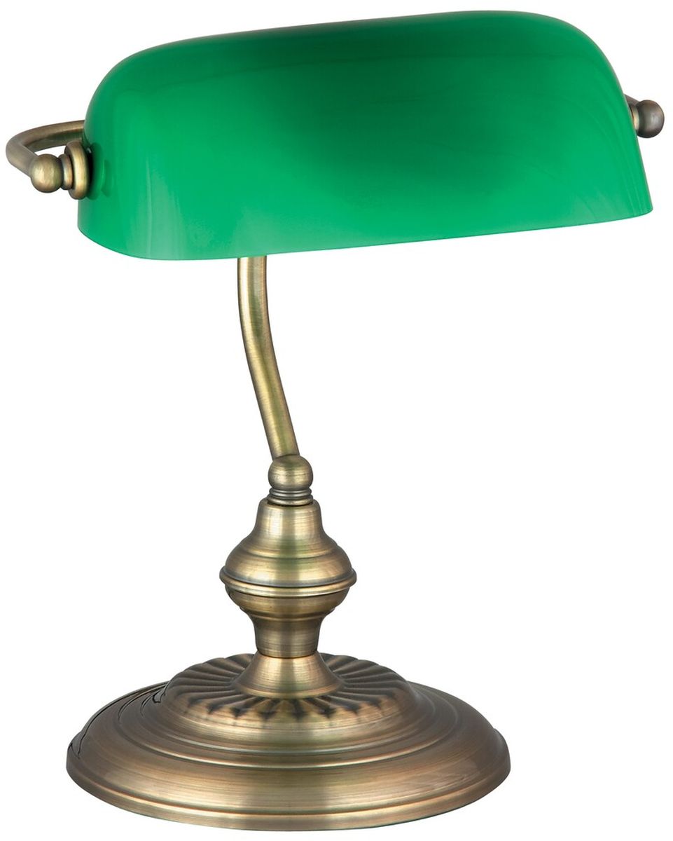 Rabalux Bank Tischlampe 1x60 W grün-braun 4038