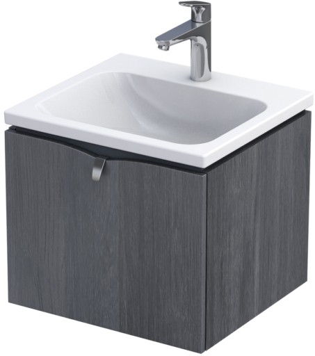 Oristo Siena Kabinett 49.6x45.5x39 cm Unterschrank hängend eiche OR45-SD1S-50-50