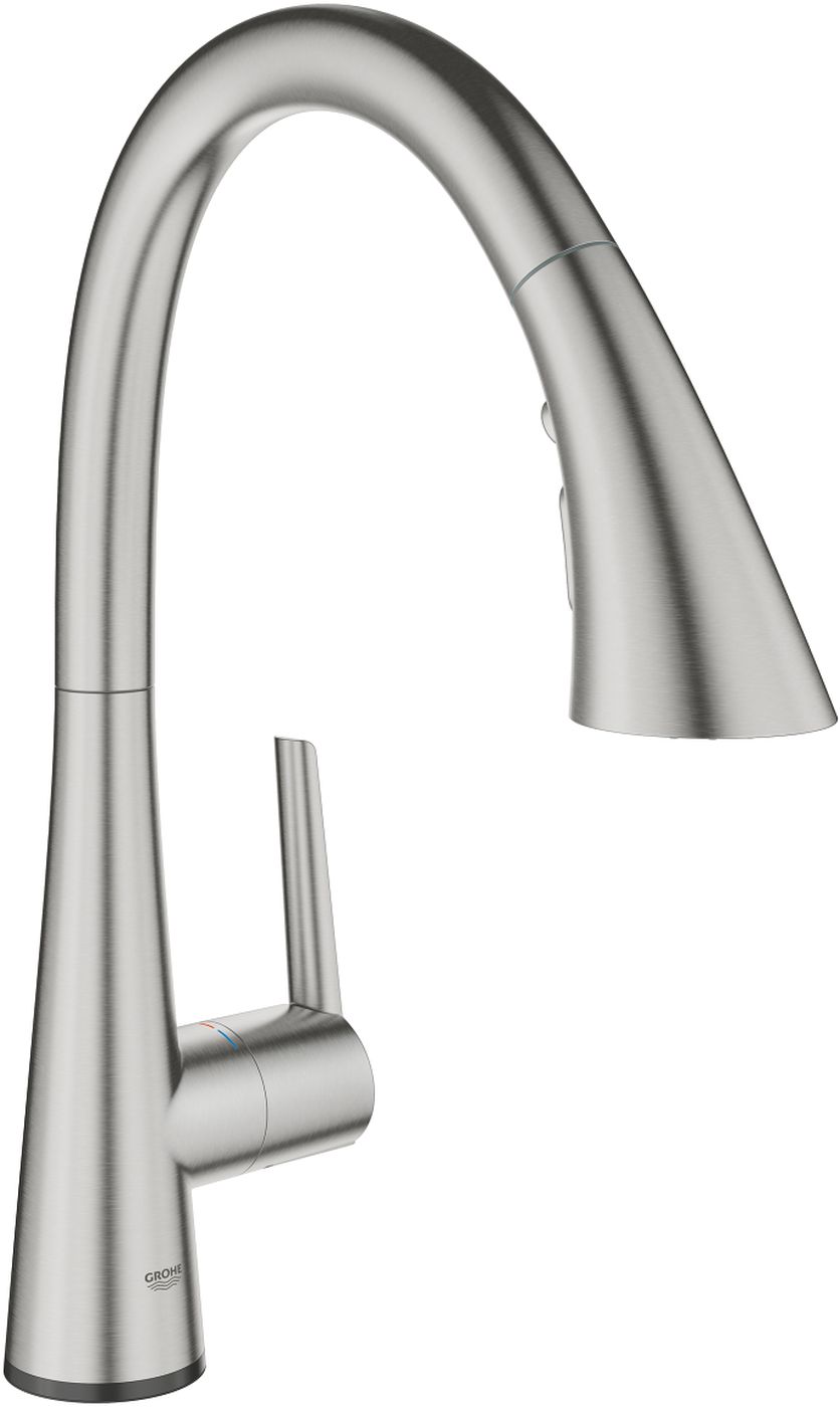 Grohe Zedra Küchenarmatur Stehend SuperSteel 30219DC2
