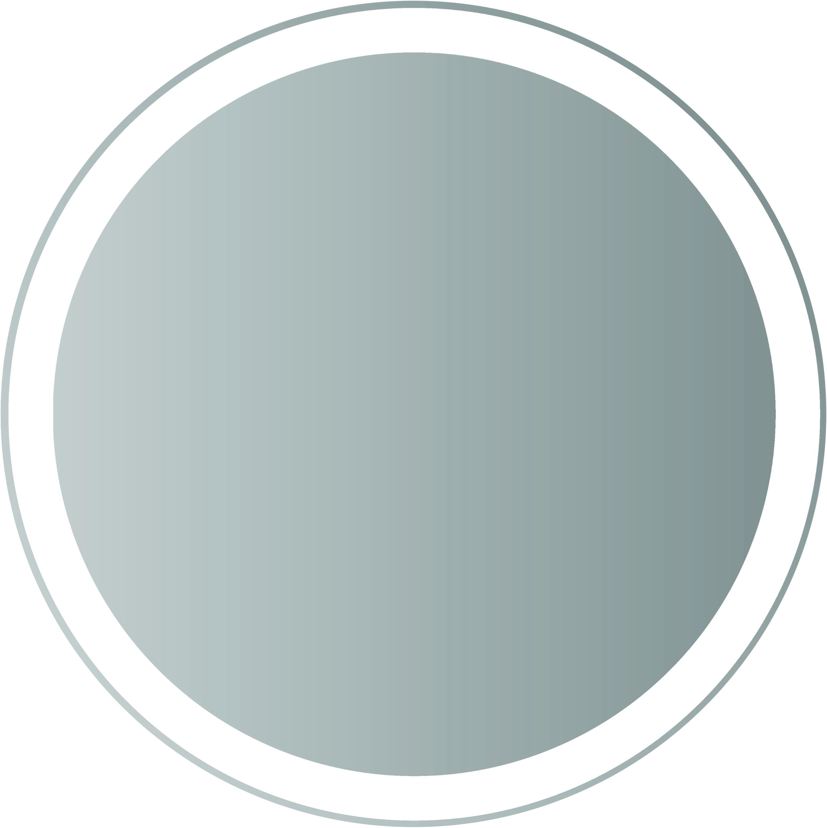 Dubiel Vitrum Omega Spiegel 60x60 cm rund mit Beleuchtung 5905241008721