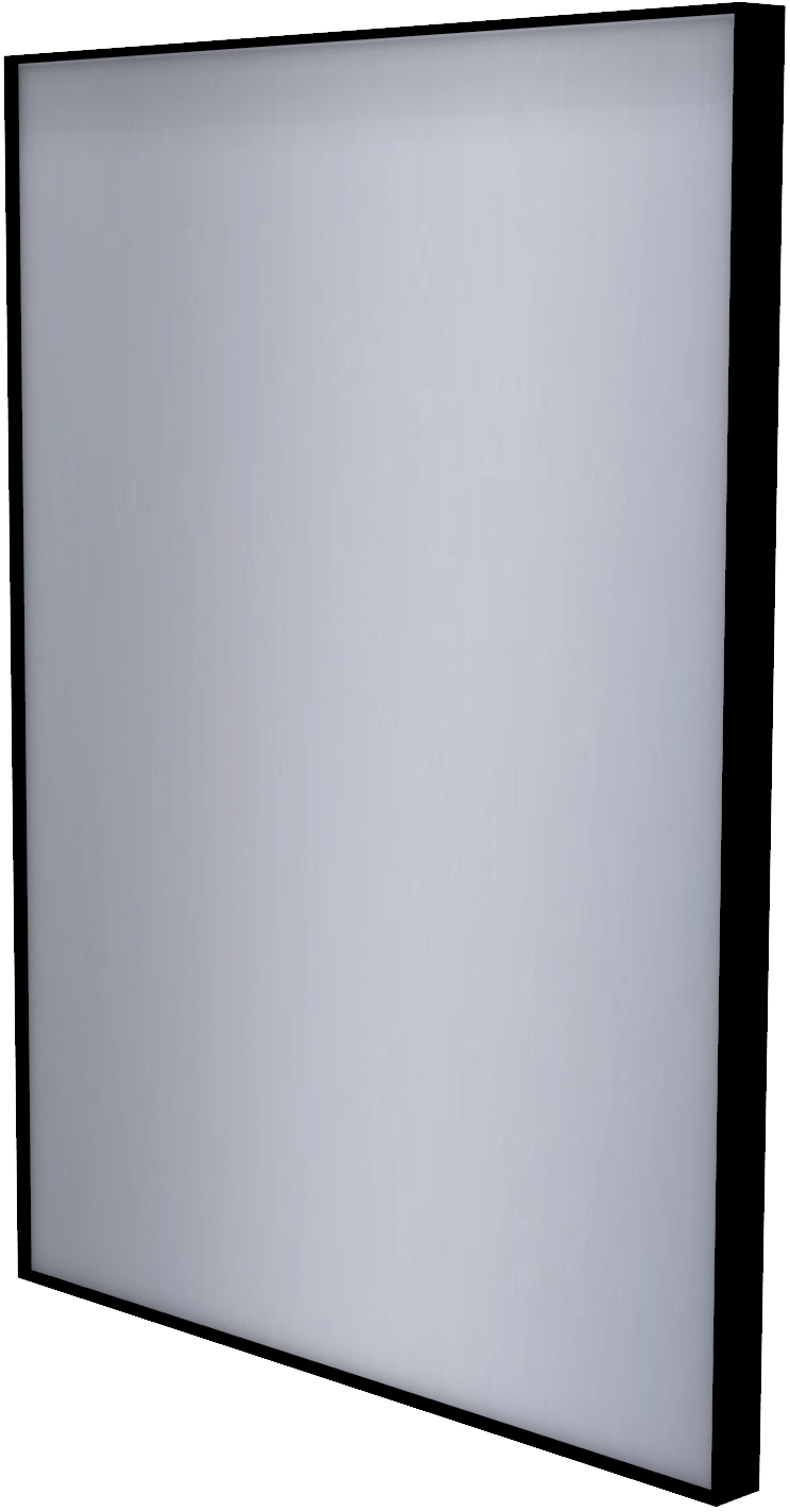 Dubiel Vitrum Stark Spiegel 60x80 cm rechteckig schwarz 5905241008929
