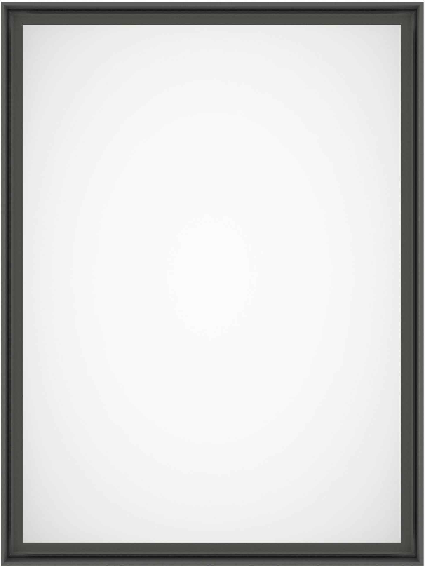 Dubiel Vitrum Profix Spiegel 60x80 cm rechteckig schwarz 5905241007588