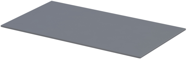 Oristo Uni Arbeitsplatte 79.6x45.9 cm grau OR00-BU-80-12