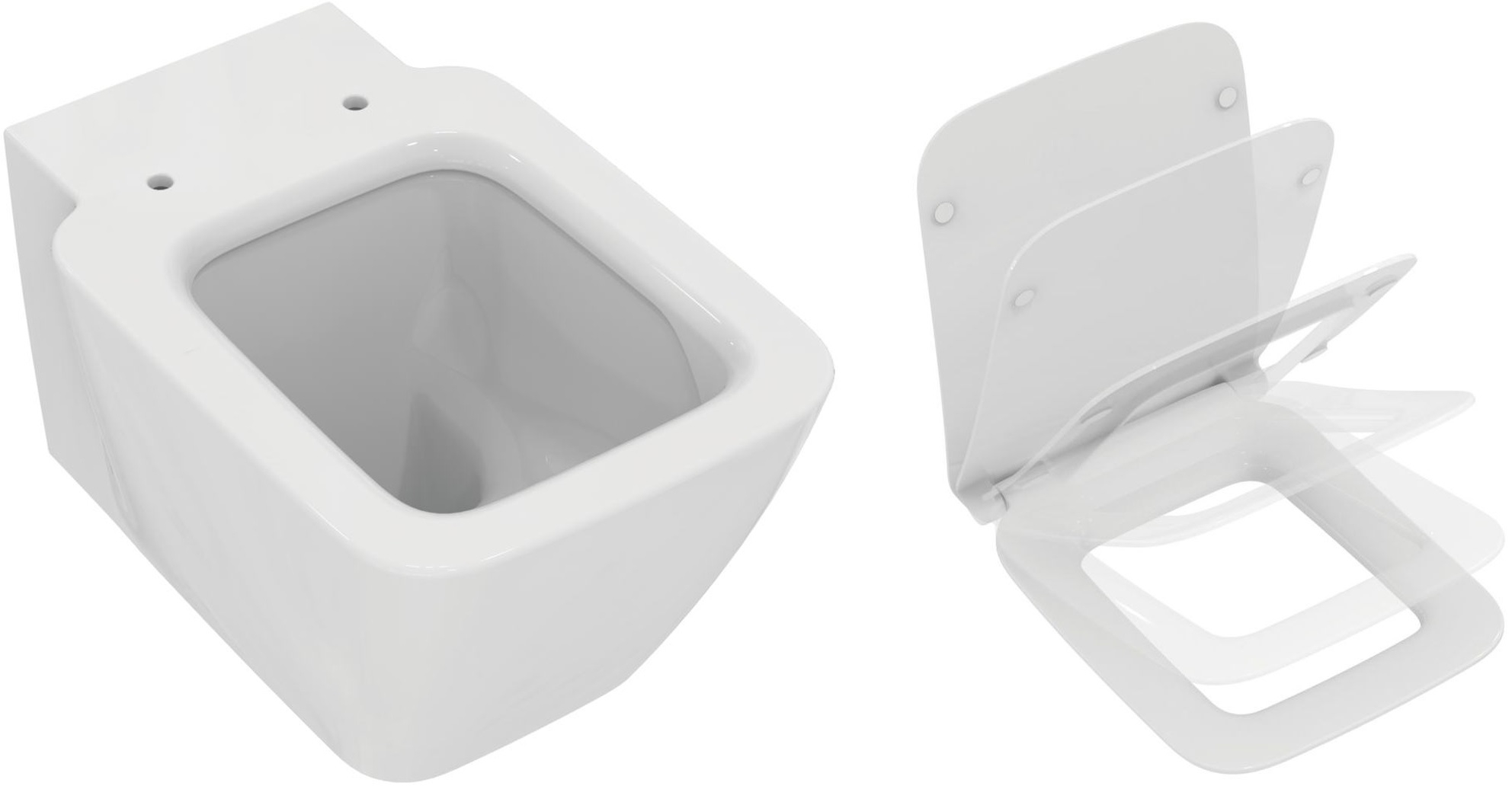 Set WC-Becken Ideal Standard Strada II T299701, Toilletensitz Ideal Standard Strada II T360101