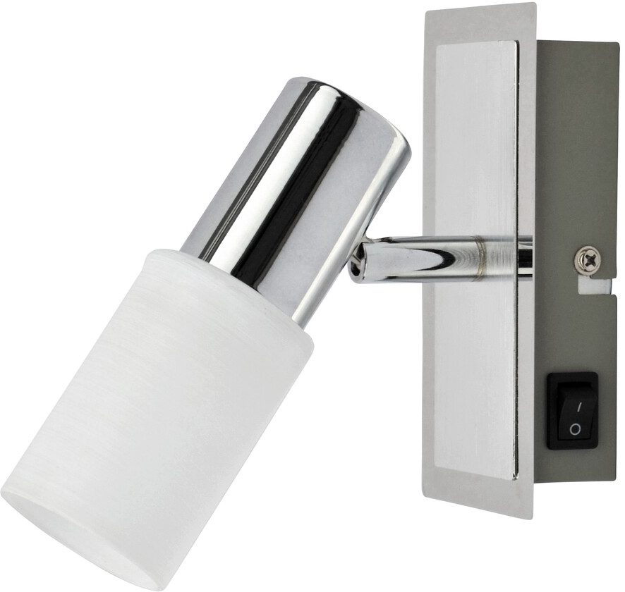 Rabalux Logan Leuchter 1x40 W weiß-chrom 6096