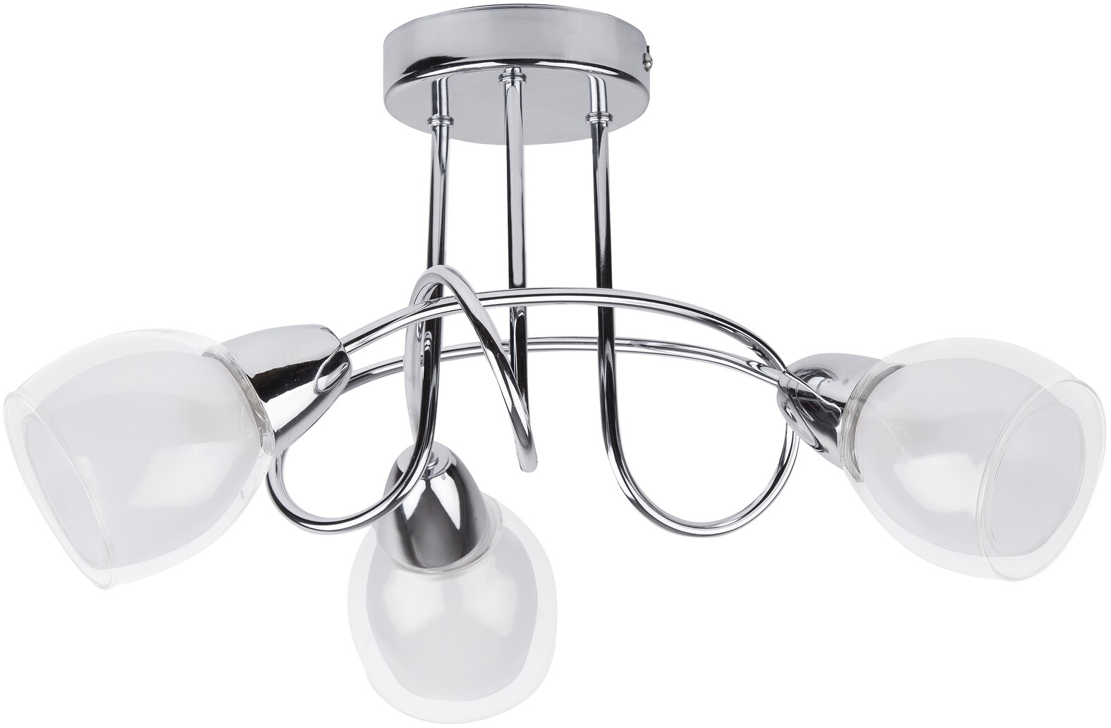 Rabalux Dave Deckenlampe 3x40 W weiß-chrom 6081