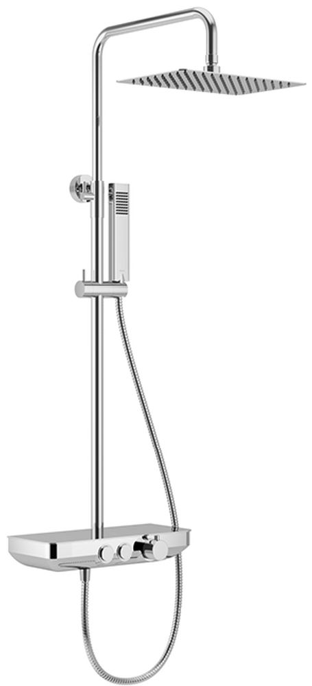 Excellent Krotos Duschset Wandmontage mit Regenbrause chrom AREX.8080CR