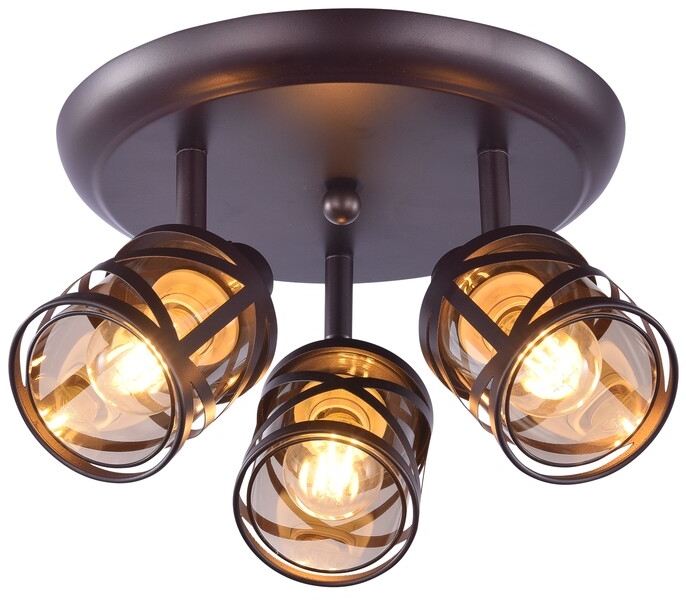 Rabalux Oberon Deckenlampe 3x40 W bernstein-braun 5337