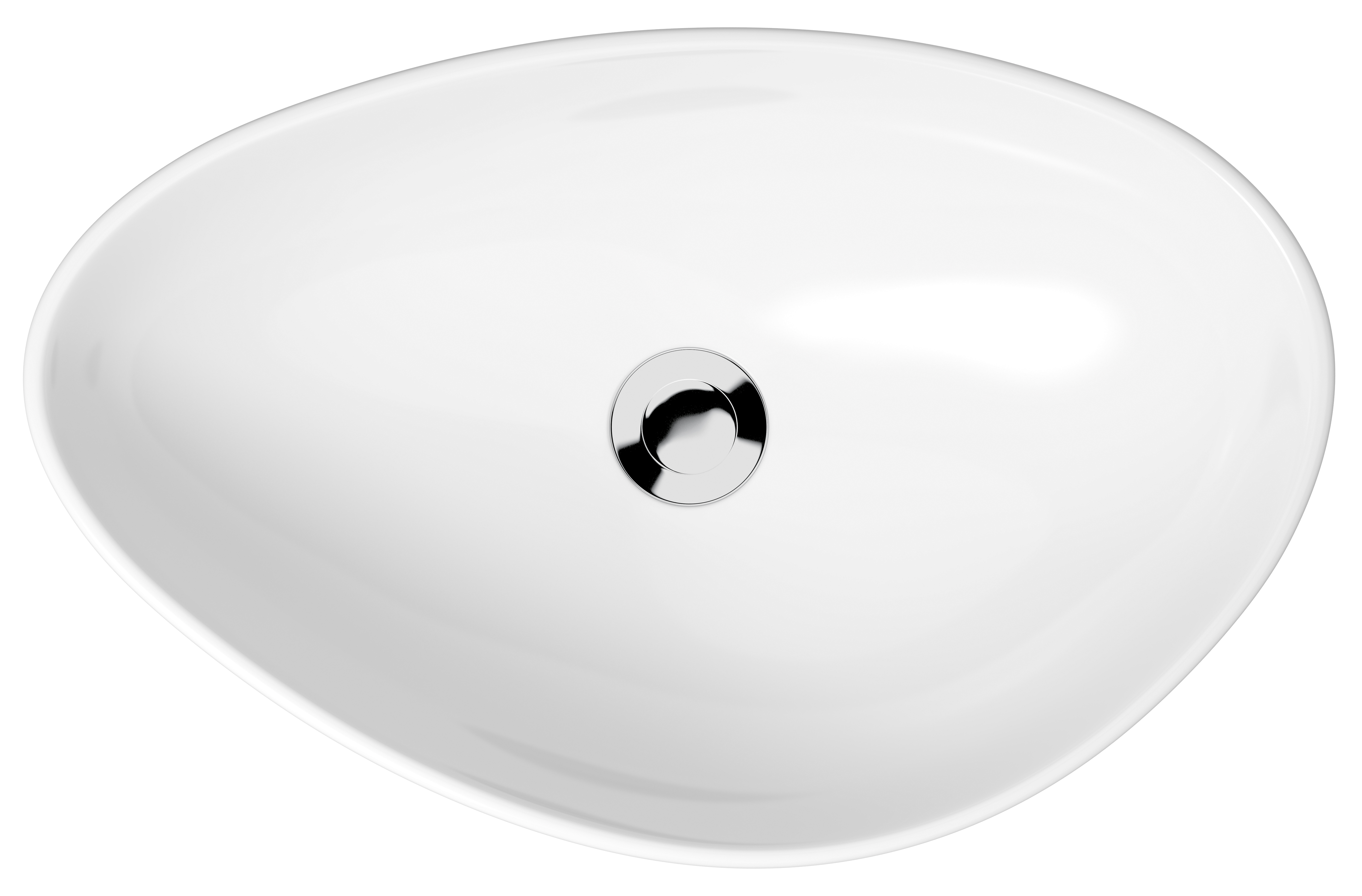 Cersanit Moduo Waschbecken 56.5x36.5 cm Aufsatzwaschbecken weiß K116-052