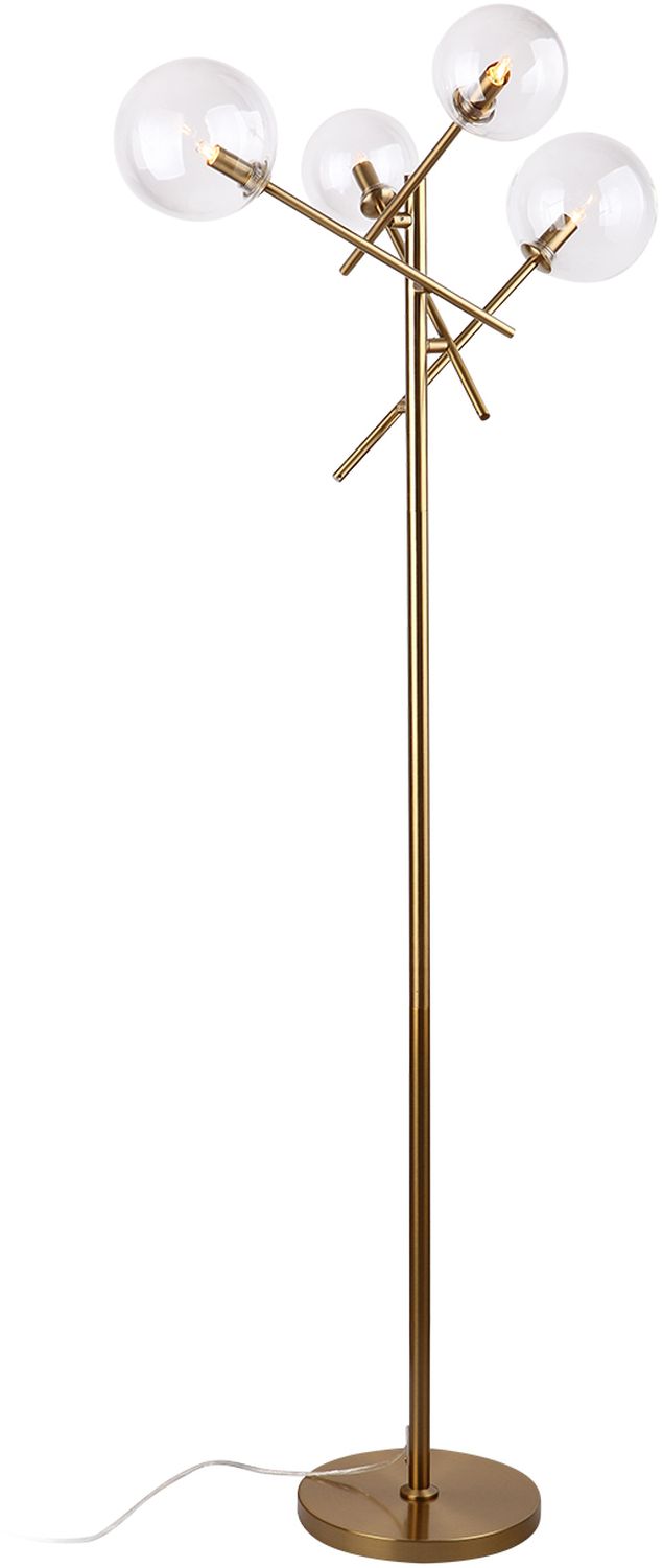 MaxLight Lollipop Stehlampe 4x40 W messing F0042