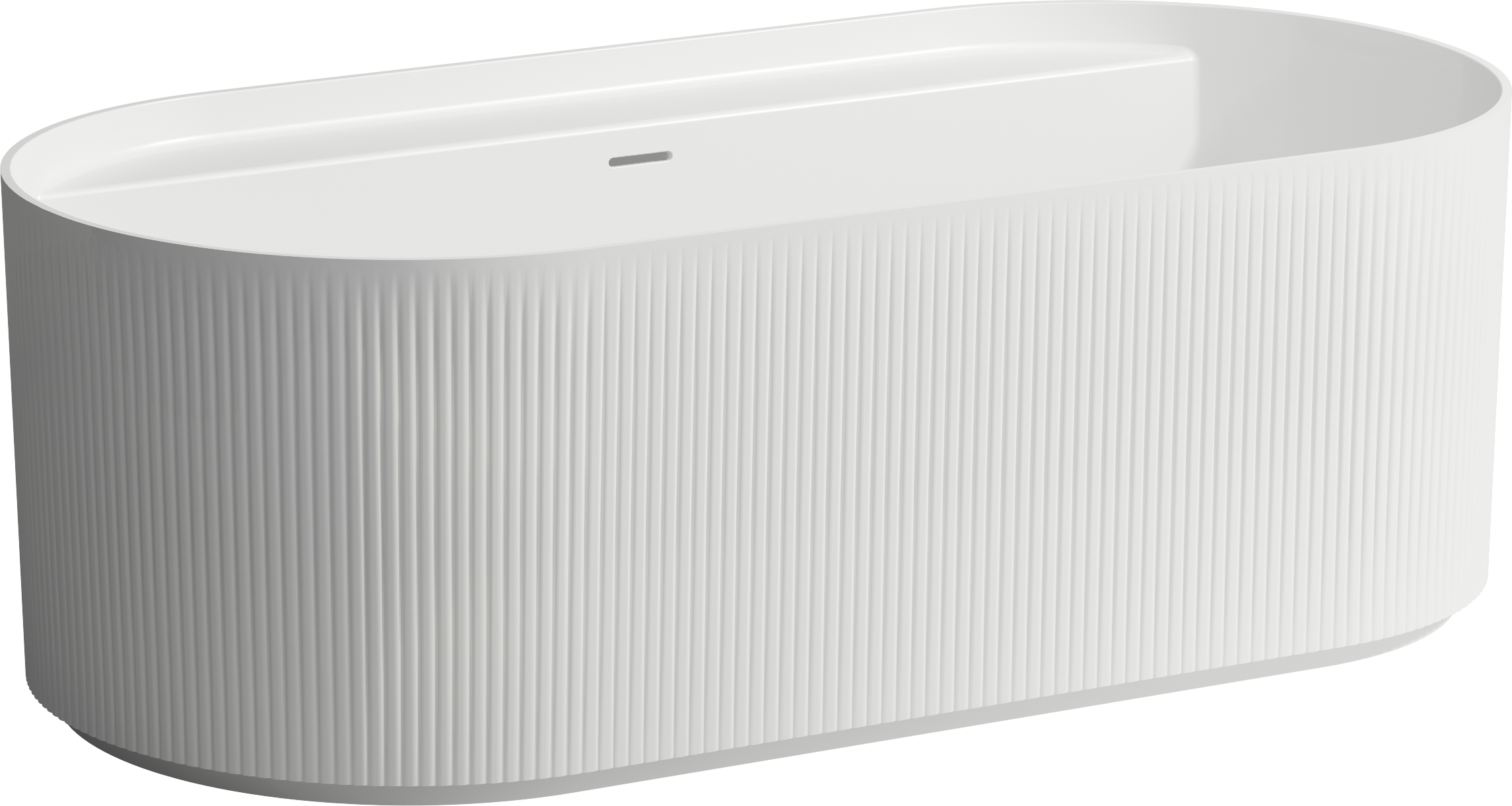 Laufen Sonar Freistehende Badewanne 160x81.5 cm oval weiß H2213420000001