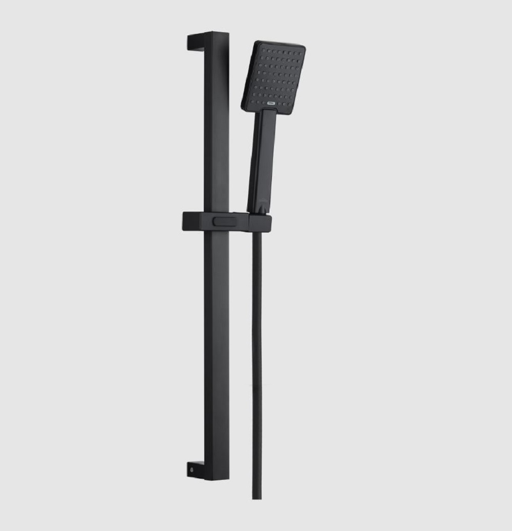 Invena Patras Duschset Wandmontage schwarz AU-31-Z04