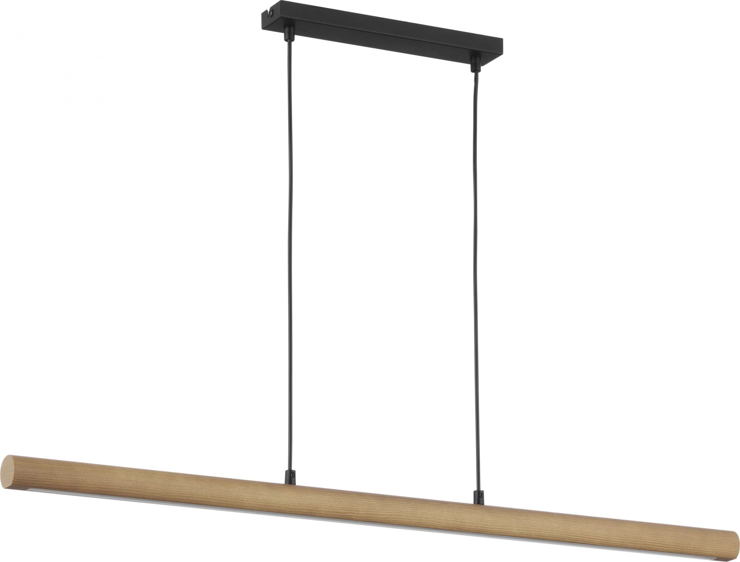 TK Lighting Rollo Pendelleuchte 1x30 W schwarz-holz 4194