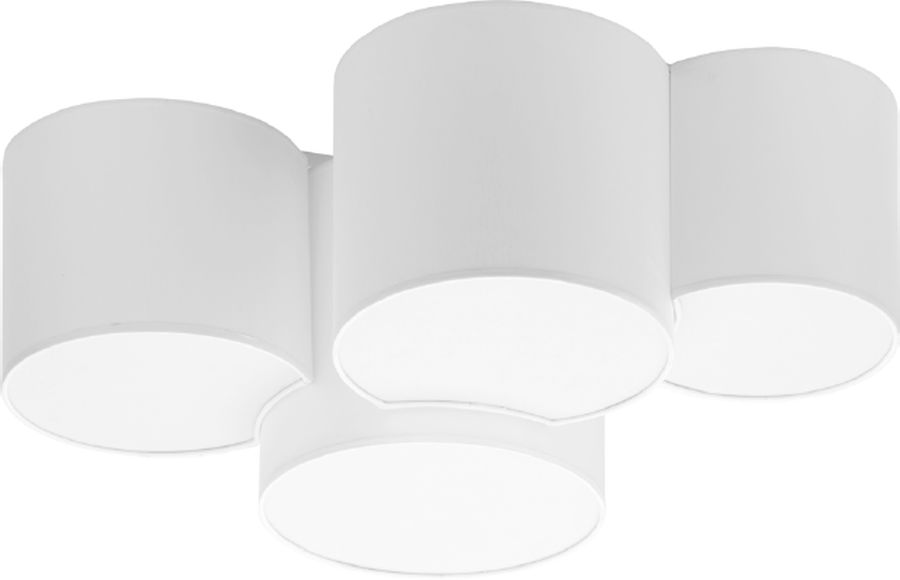TK Lighting Mona Decke 4x15 W weiß 3442