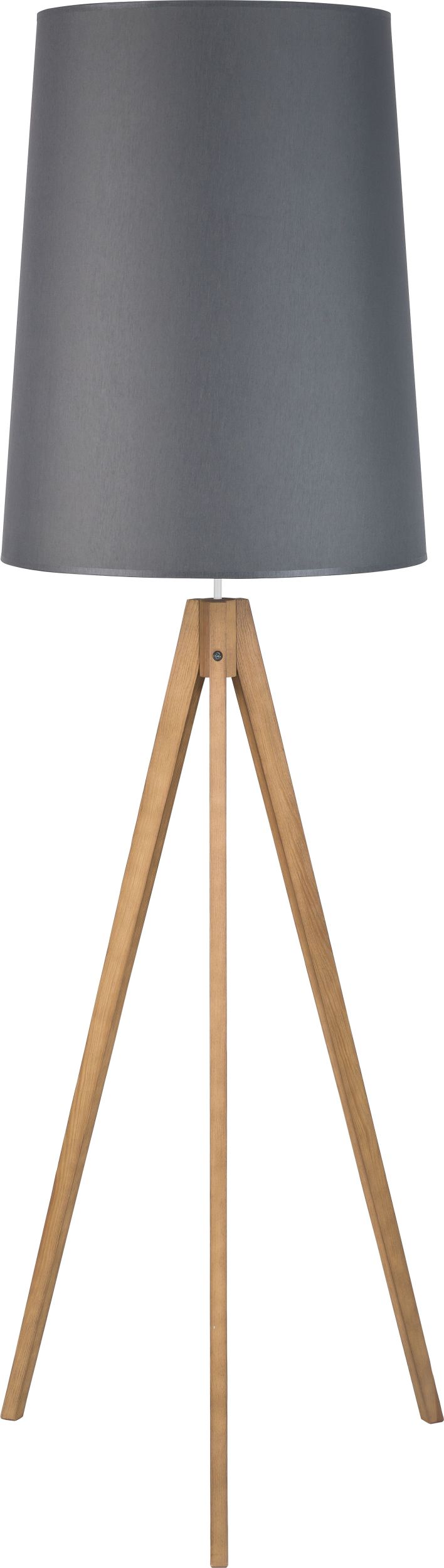 TK Lighting Walz Stehlampe 1x15 W grau-holz 5046