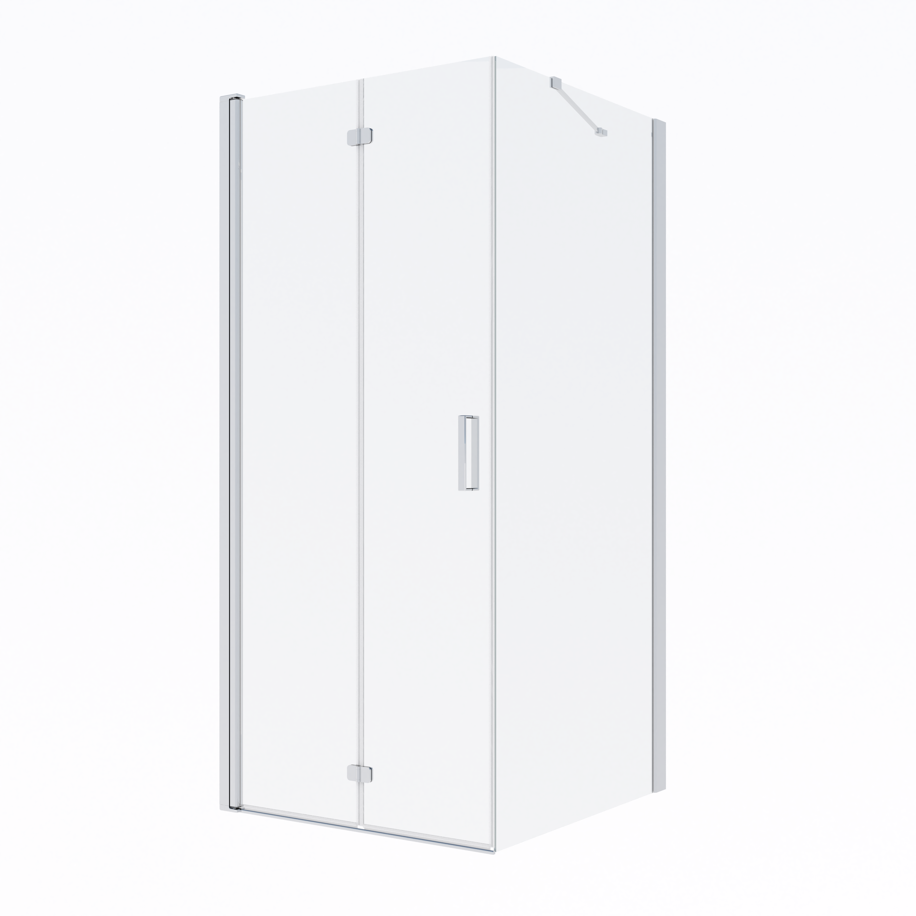 Set Duschtüren Oltens Trana 21208100, Duschwand Oltens Trana 22103100