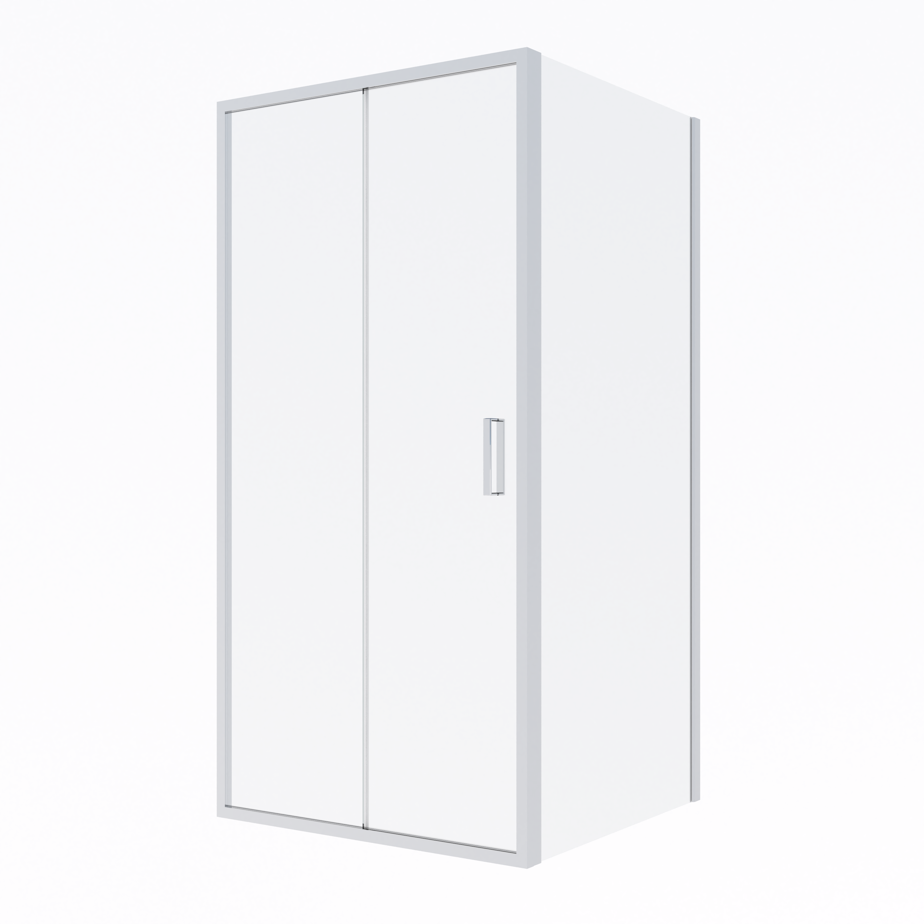 Set Duschtüren Oltens Fulla 21200100, Duschwand Oltens Fulla 22101100
